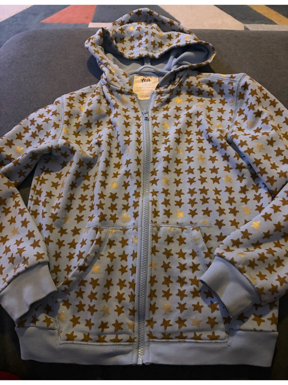 tea collection Girls Size 10 Star Print Hoodie